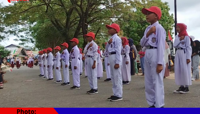 Gerak Jalan Indah dan Karnaval Meriahkan HUT RI ke-79 di Kota Bobong