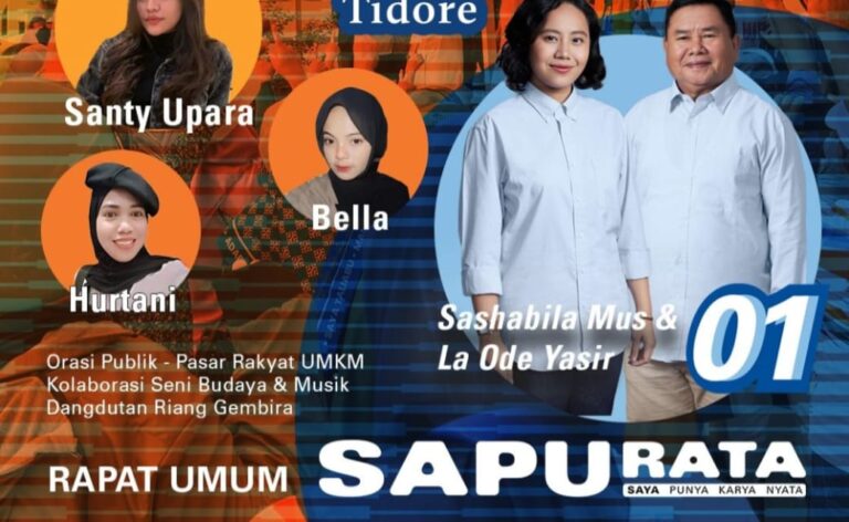 SAPU RATA: Kampanye Akbar SAYA TALIABU Angkat Seni Lokal dan Visi Perubahan