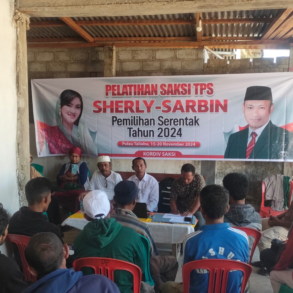 Gelar Bimtek Saksi, Sherly-Sarbin Terima Dukungan Penuh di Taliabu