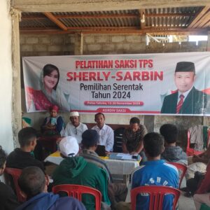 Gelar Bimtek Saksi, Sherly-Sarbin Terima Dukungan Penuh di Taliabu